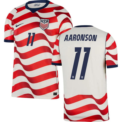 United States 2026 World Cup Aaronson #11 Home Jersey Shirt