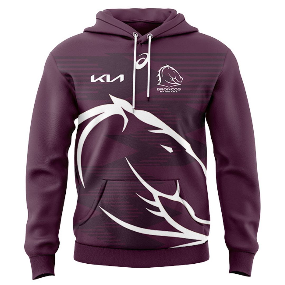 Brisbane Broncos Run Out Hoodie