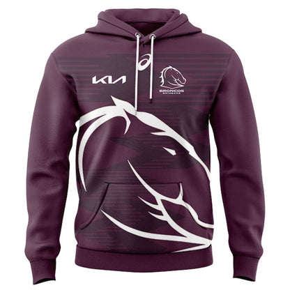 Brisbane Broncos Run Out Hoodie