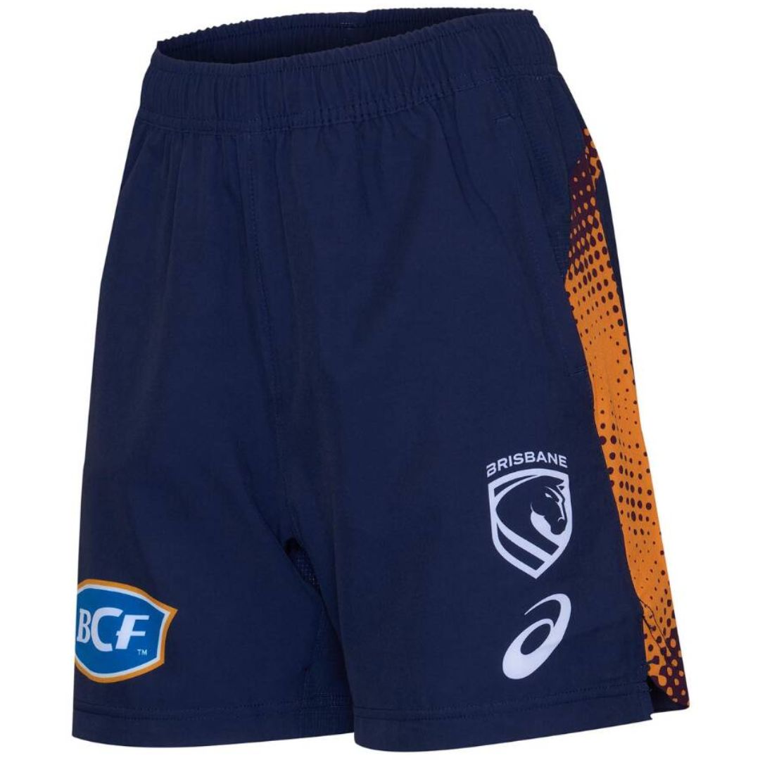 Brisbane Broncos 2026 Navy Blue Training Shorts