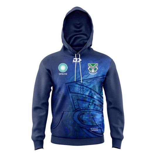 New Zealand Warriors 2025 Kids Warm Up Hoodie