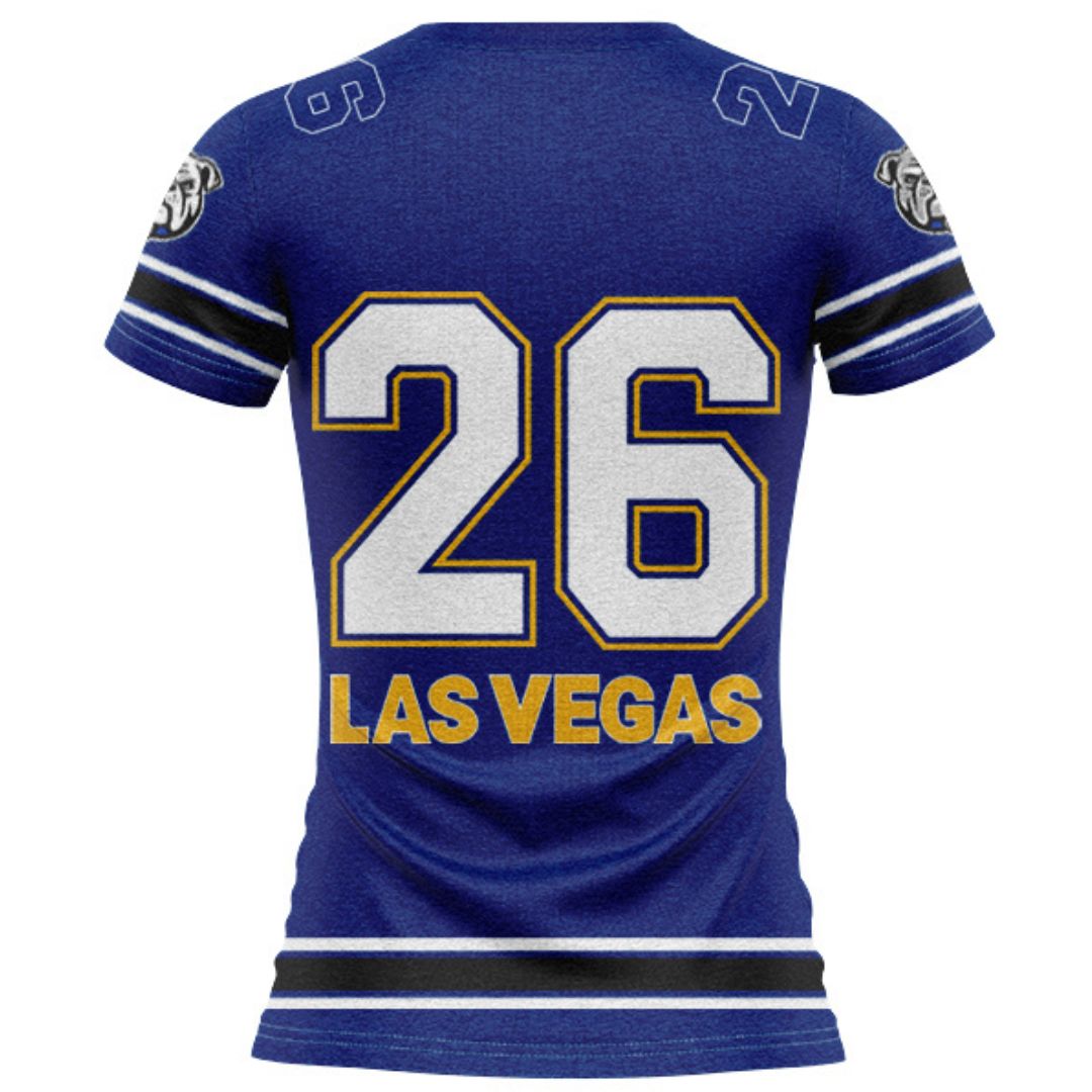 Canterbury Bankstown Bulldogs 2026 Women's Las Vegas Shirt