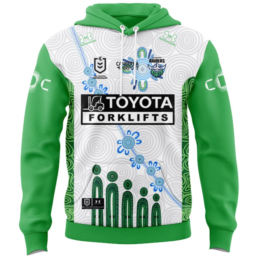 Canberra Raiders 2026 Indigenous Hoodie
