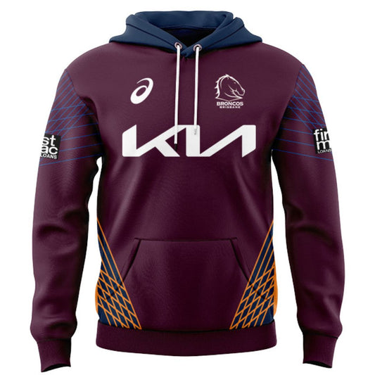 Brisbane Broncos Captains Run Hoodie