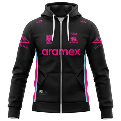 Cronulla Sutherland Sharks 2026 Women In League Hoodie with Zipper
