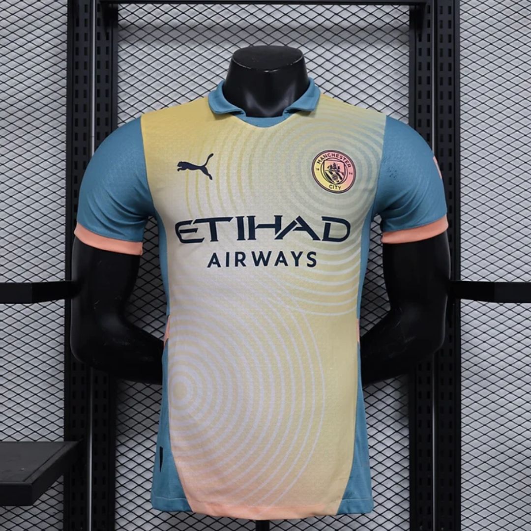 Manchester City 2024/25 Fourth Jersey Shirt designed by Noel Gallagher