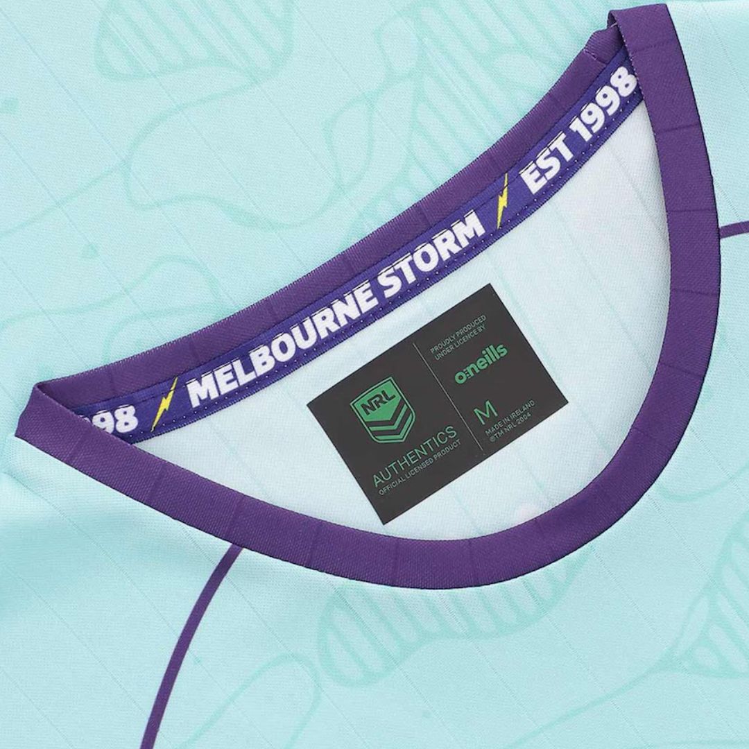 Melbourne Storm 2026 Mint Green Training Shirt