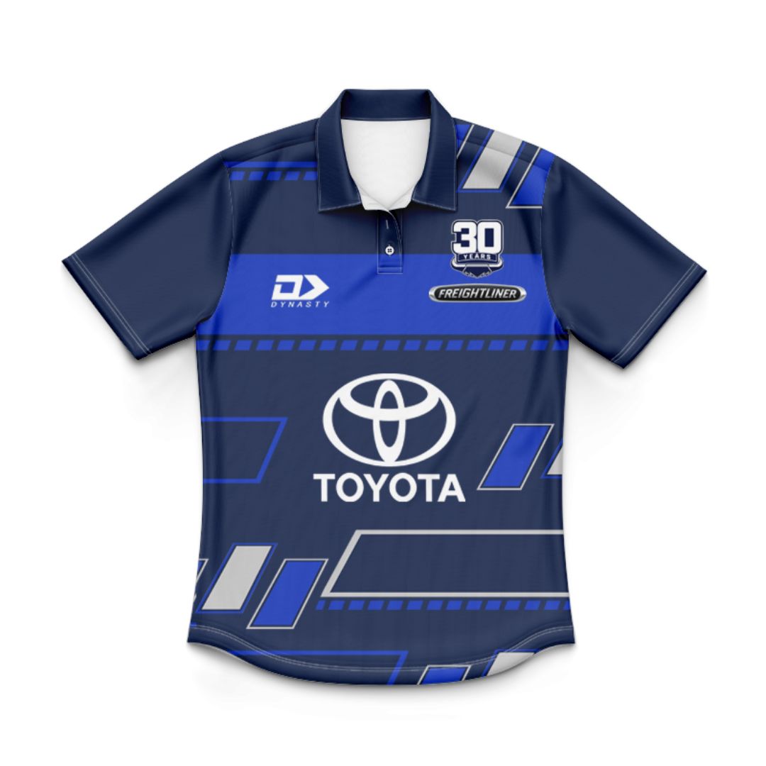 North Queensland Cowboys 2025 Kids Navy Blue Training Polo Shirt