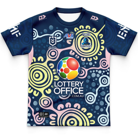 Gold Coast Titans 2026 Kids Indigenous Jersey