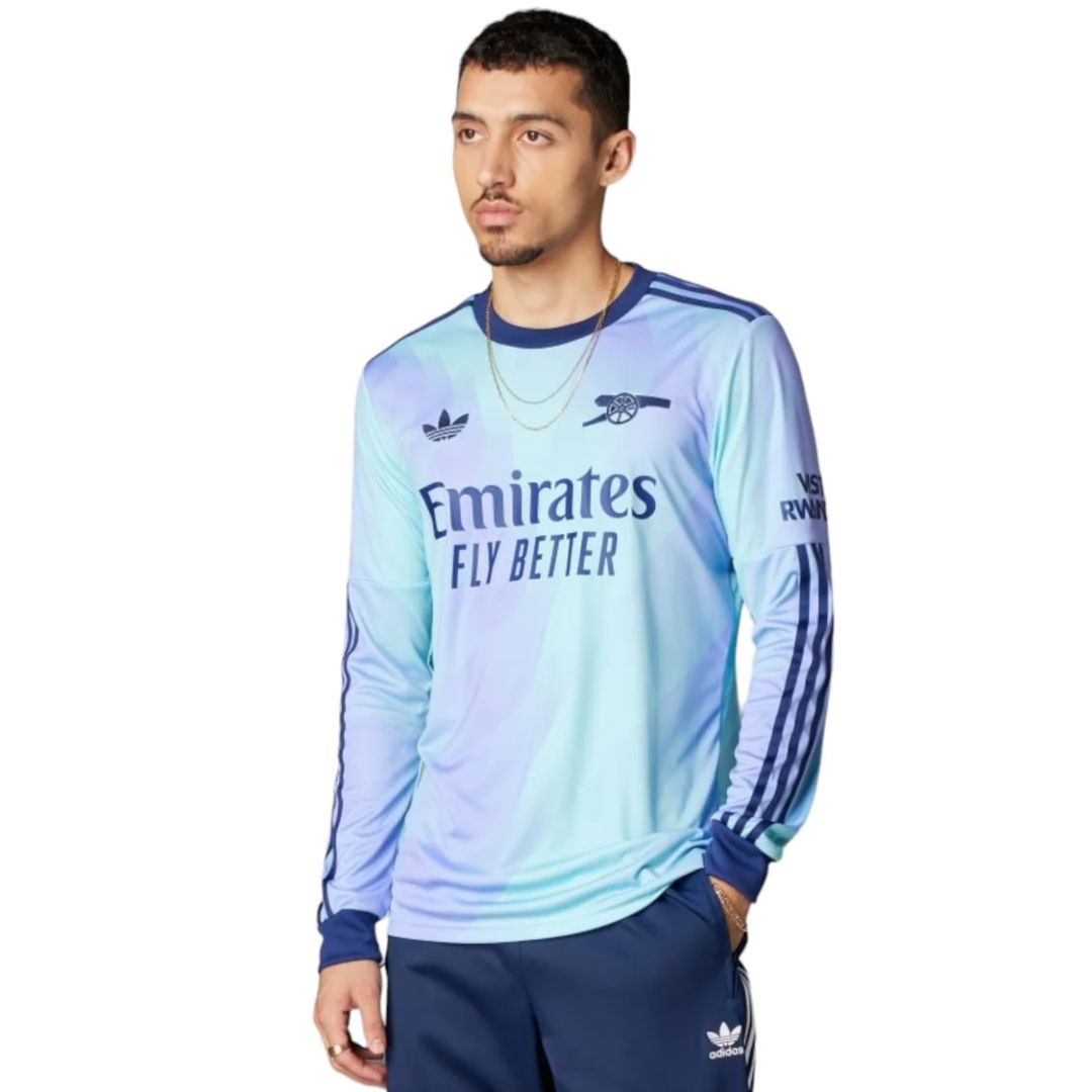 Arsenal Gunners 2024/25 Ødegaard #8 Long Sleeve 3rd Jersey Shirt