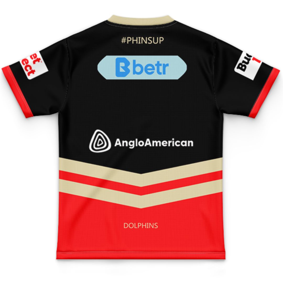 Redcliffe Dolphins 2025 Kids Away Jersey