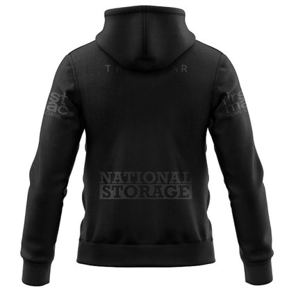 Brisbane Broncos 2025 Black Hoodie with Zipper