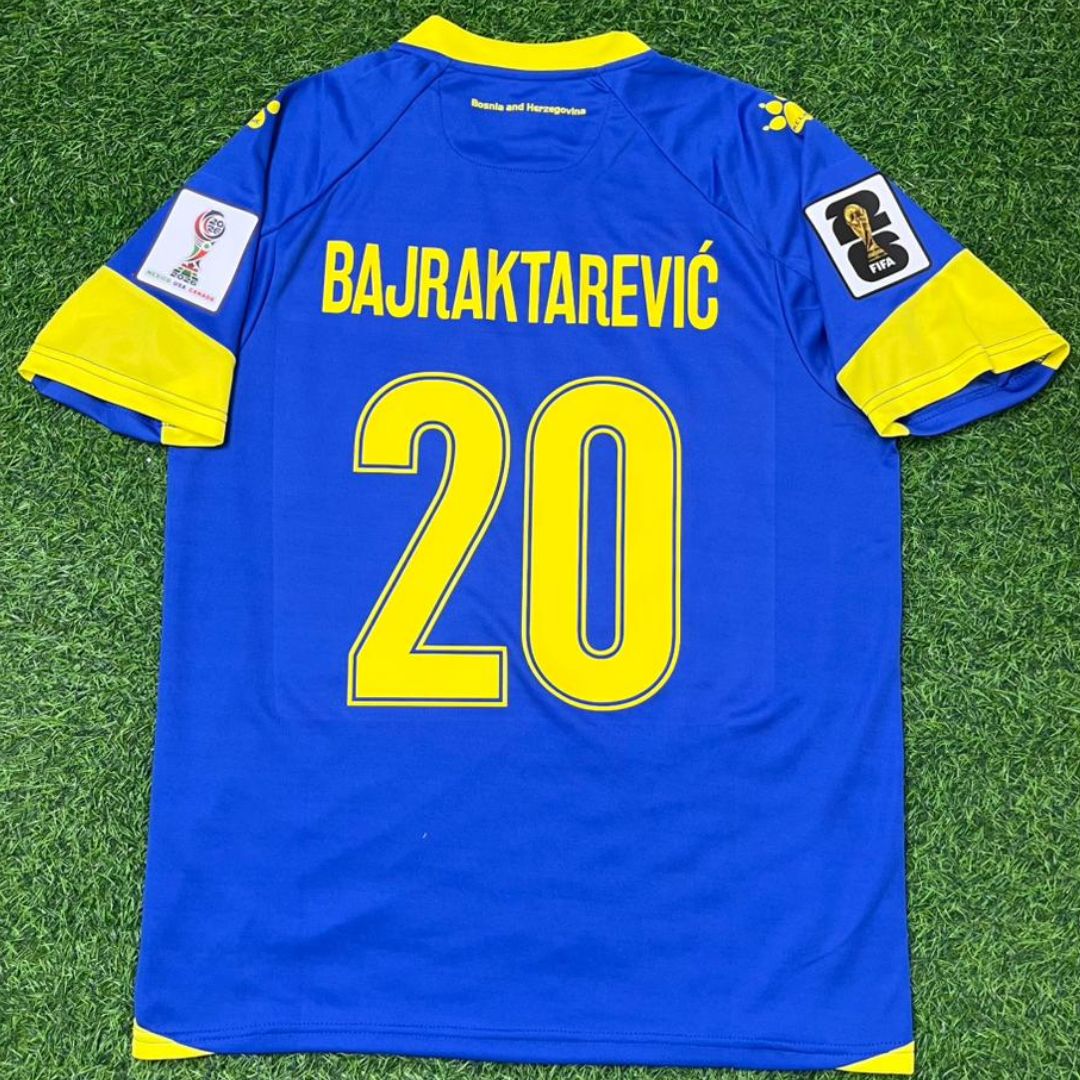 Bosnia and Herzegovina Bajraktarević #20 Football Home Jersey Shirt
