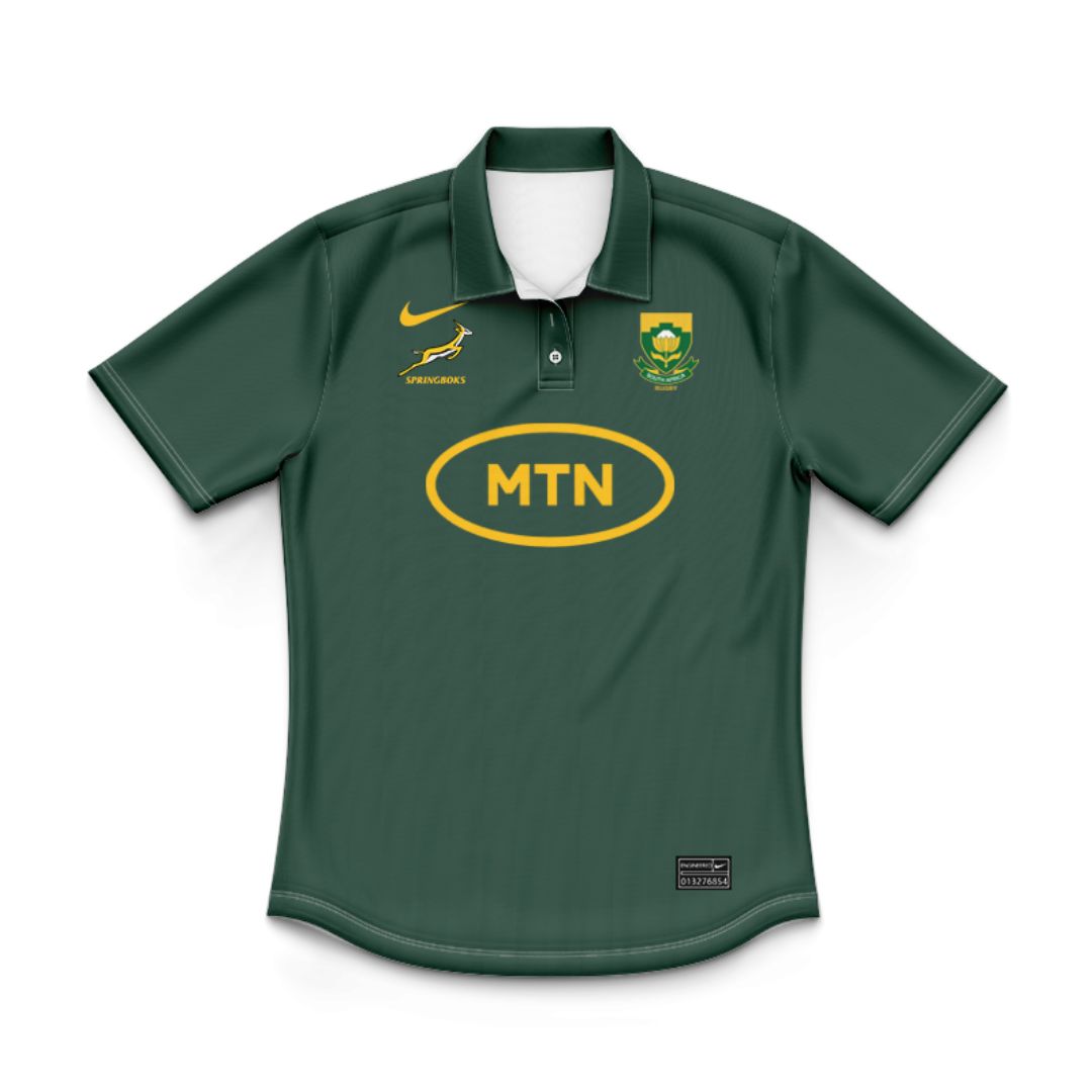 South Africa Springboks 2024 Kids Home Polo Shirt
