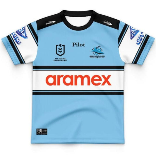 Cronulla Sutherland Sharks 2026 Kids Home Jersey