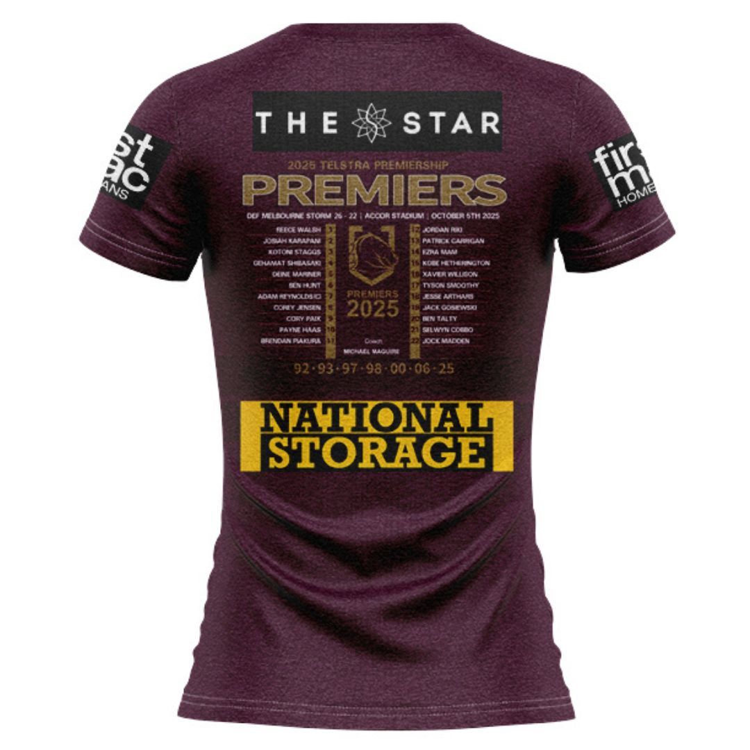 Brisbane Broncos 2025 Women's Premiers Home Shirt