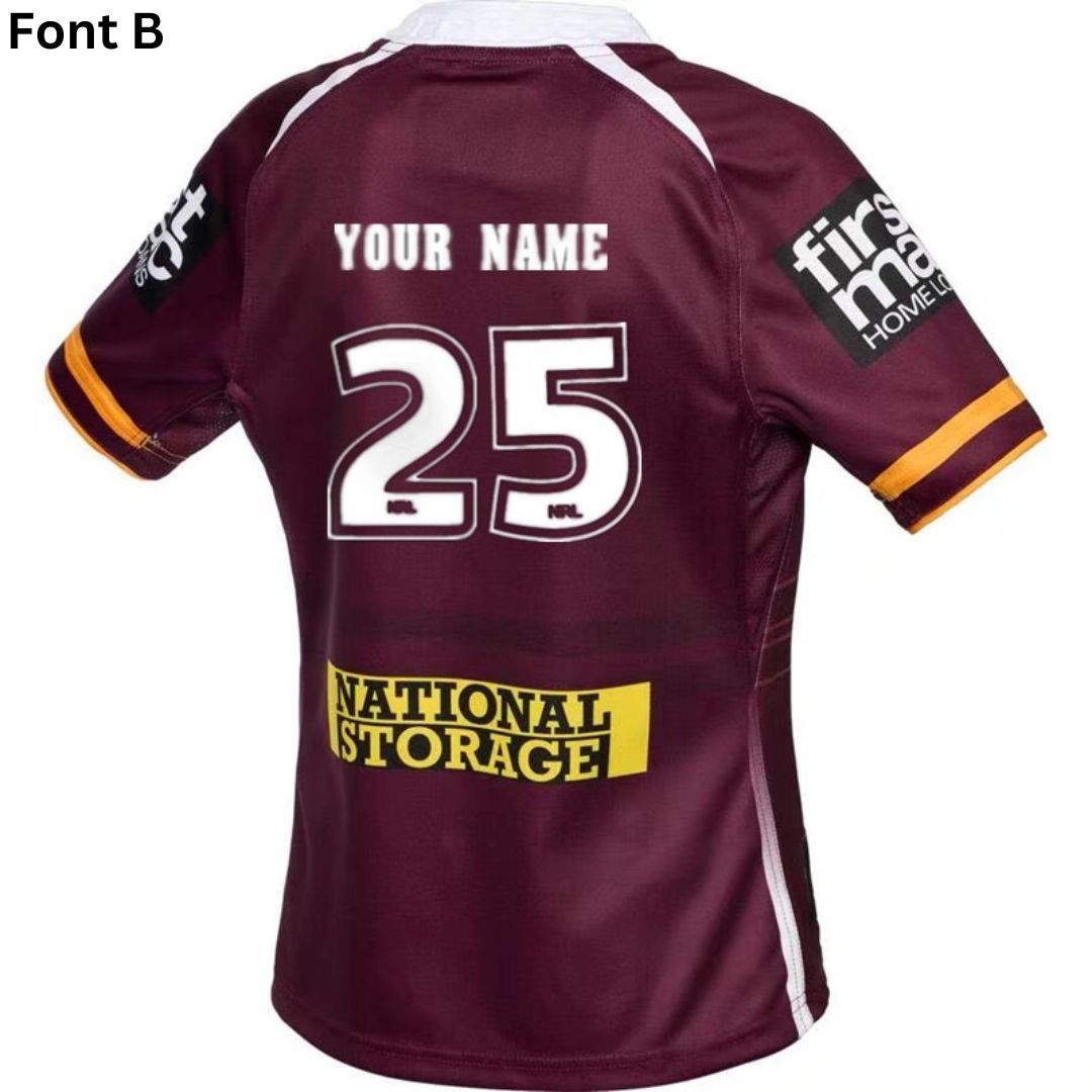 2025 Brisbane Broncos Home Jersey