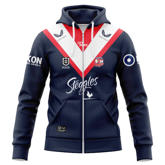Sydney Roosters 2024 Home Hoodie with Zipper