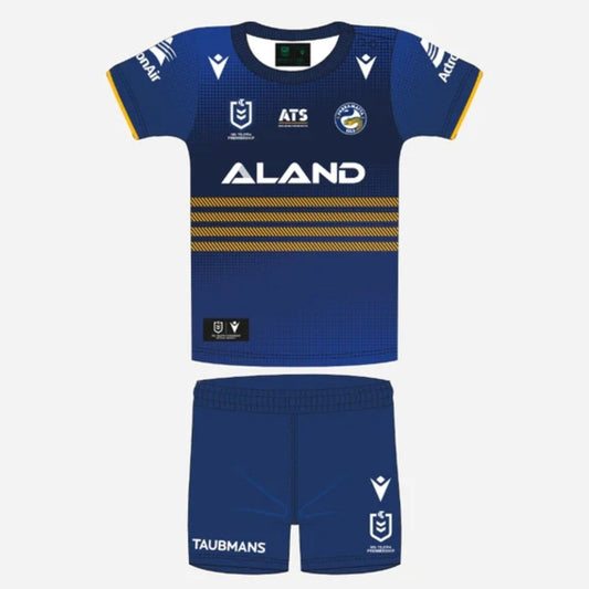 Parramatta Eels 2025 Kids Home Jersey and Shorts Kit
