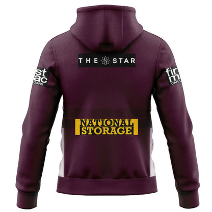 Brisbane Broncos 2026 Home Hoodie with Zipper