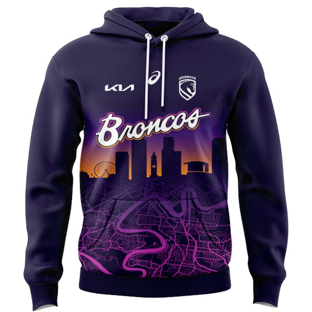 Brisbane Broncos 2026 Run Out Hoodie