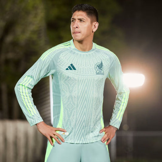 Mexico 2024 Long Sleeve Away Jersey Shirt