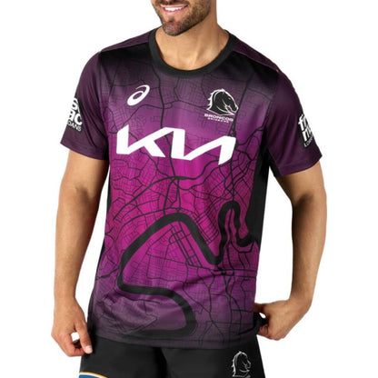 Brisbane Broncos 2025 River City Training Shirt
