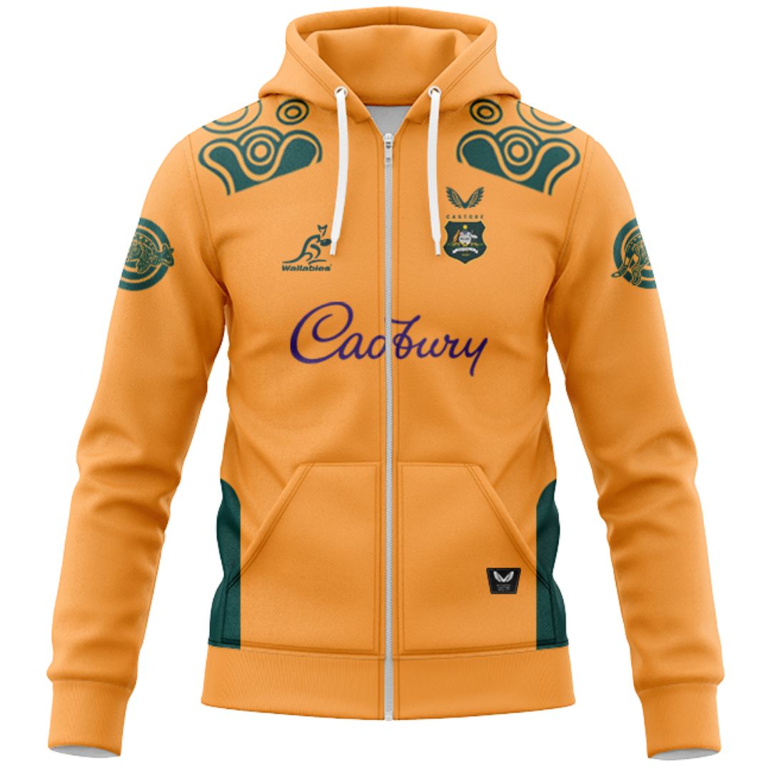 Australian Wallabies 2026 First Nation Hoodie with Zipper