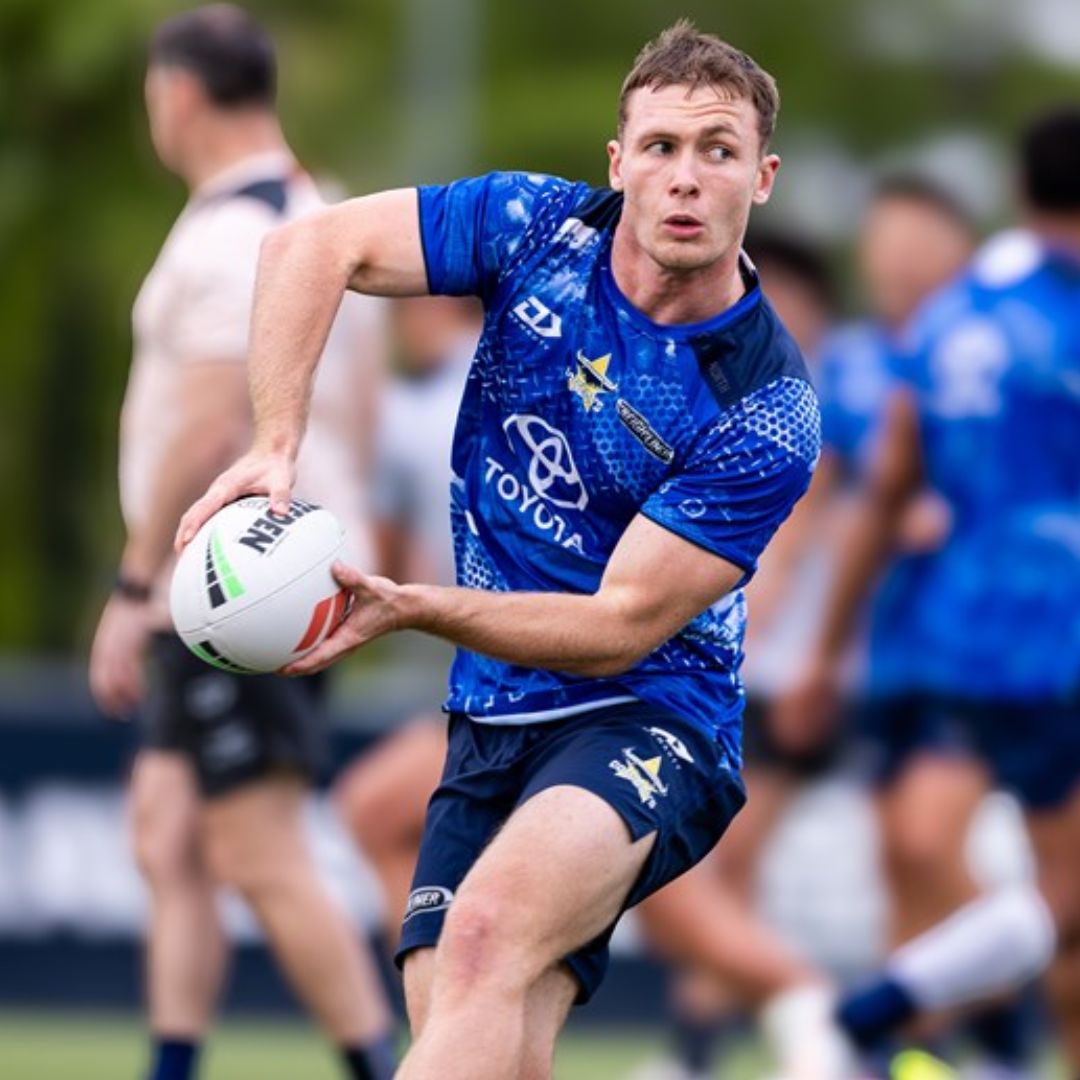 North Queensland Cowboys 2026 Blue Training Shirt