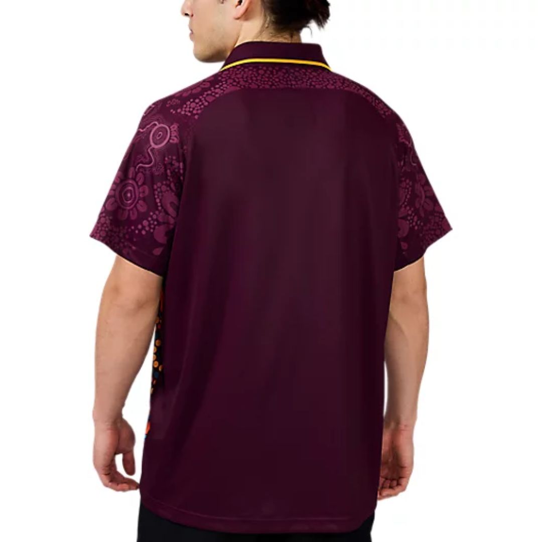 Brisbane Broncos 2026 Players Indigenous Polo Shirt