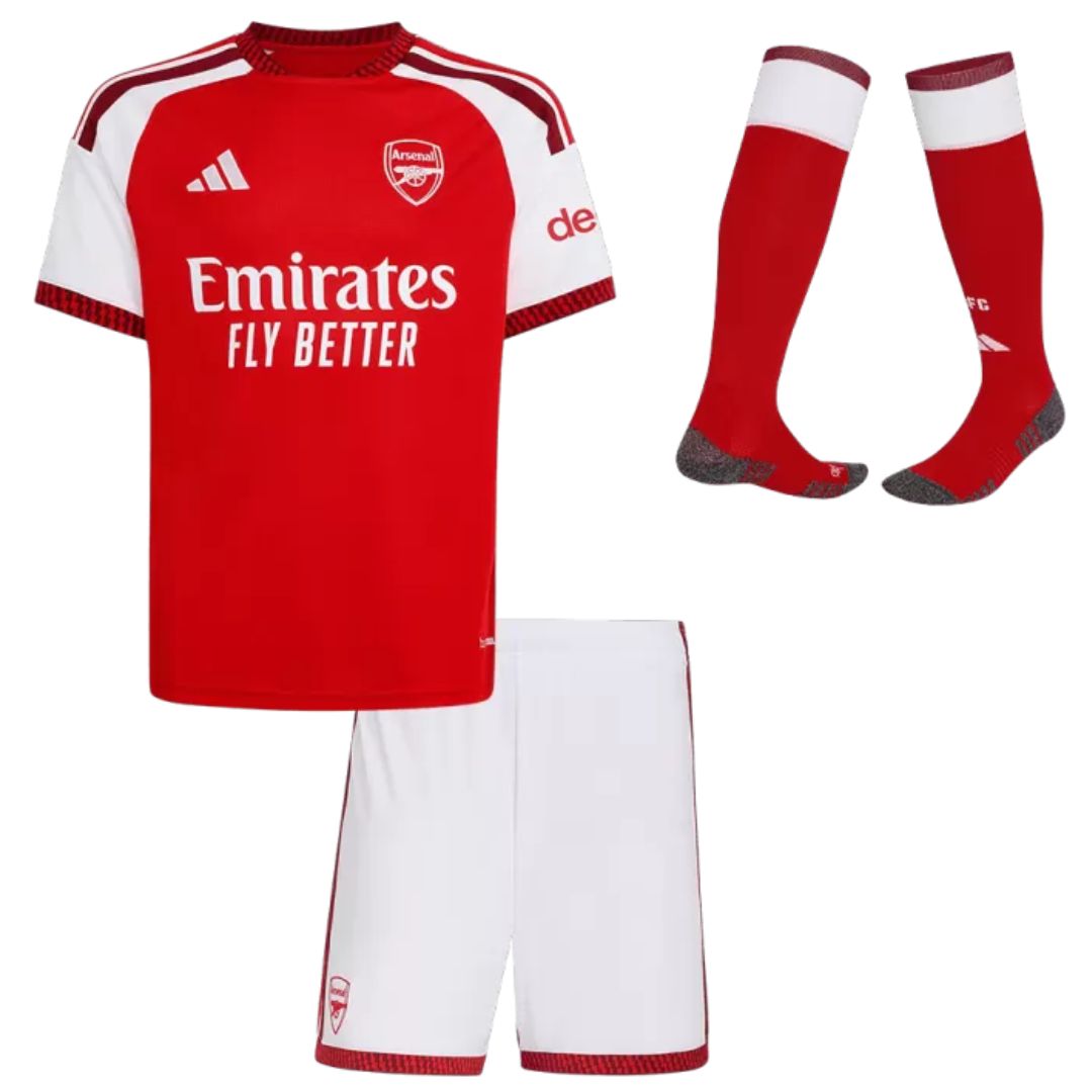 Arsenal Gunners 2026/27 Kid's Home Jersey Shorts and Socks Kit