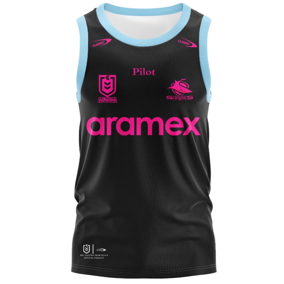 Cronulla Sutherland Sharks 2026 Women In League Singlet