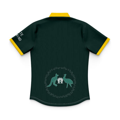 Australia Kangaroos 2024 Kids Home Polo Shirt