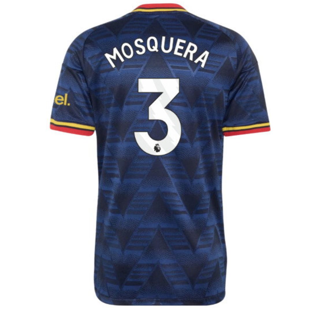 Arsenal Gunners 2026/27 Mosquera #3 Away Jersey Shirt