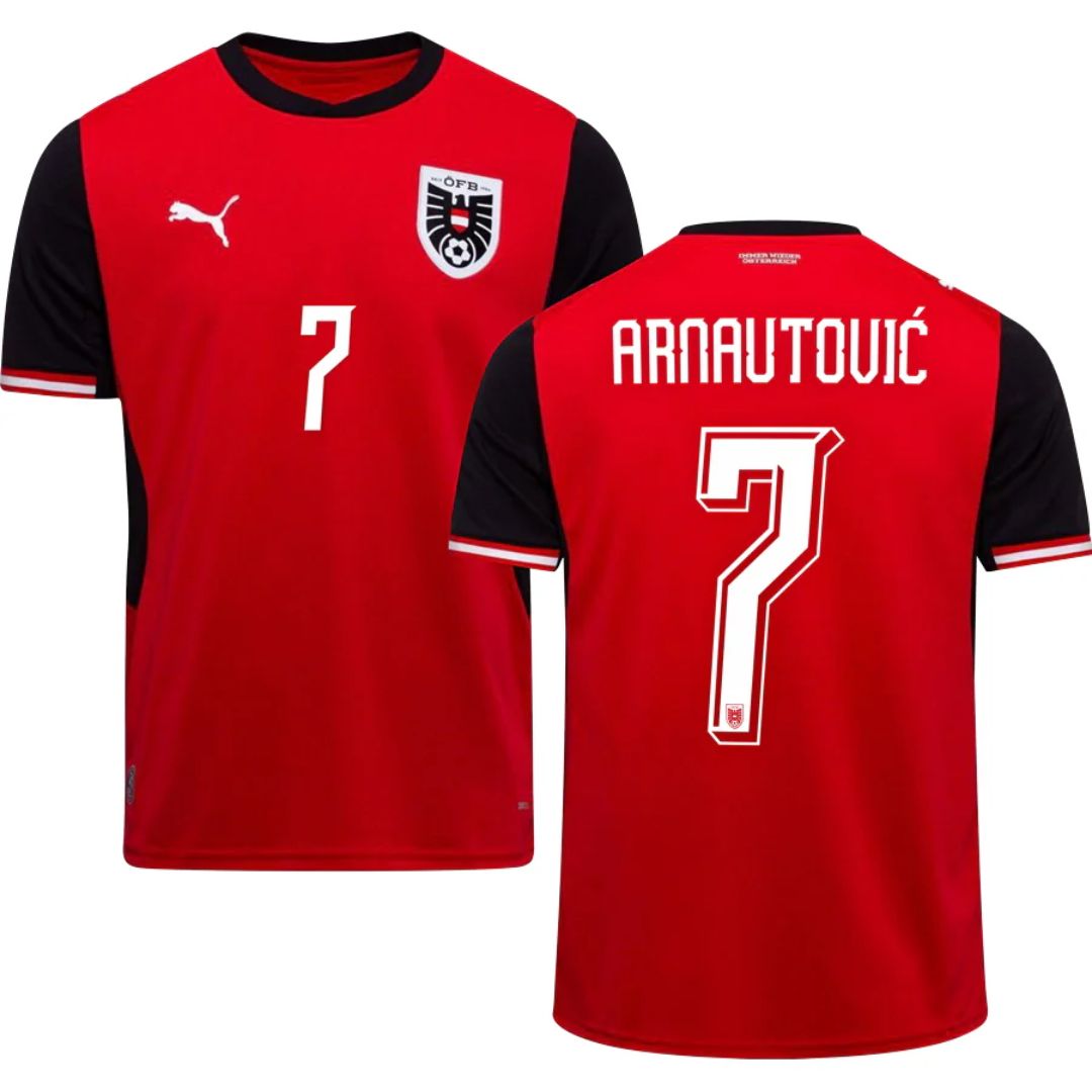 Austria 2026 World Cup Arnautović #7 Home Jersey Shirt