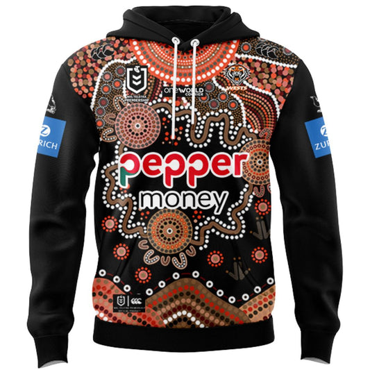 Wests Tigers 2026 Indigenous Hoodie