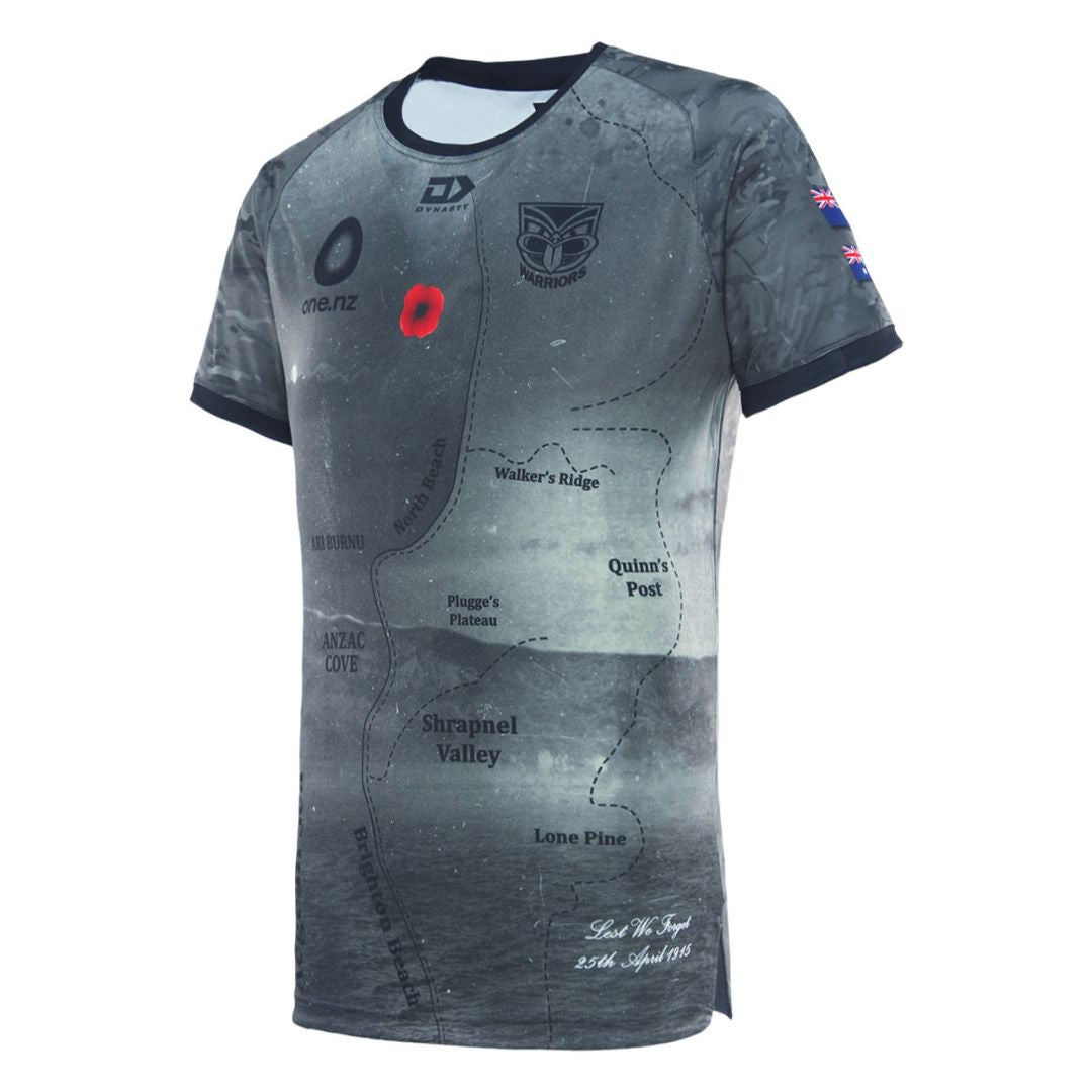 New Zealand Warriors 2025 ANZAC Shirt