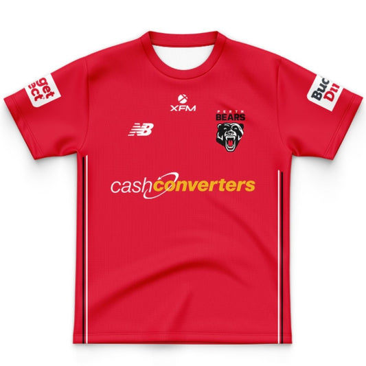 Perth Bears 2027 Kids Red Training Jersey