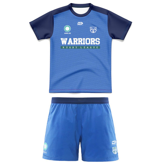 New Zealand Warriors 2026 Kids Coaches Jersey and Shorts Kit