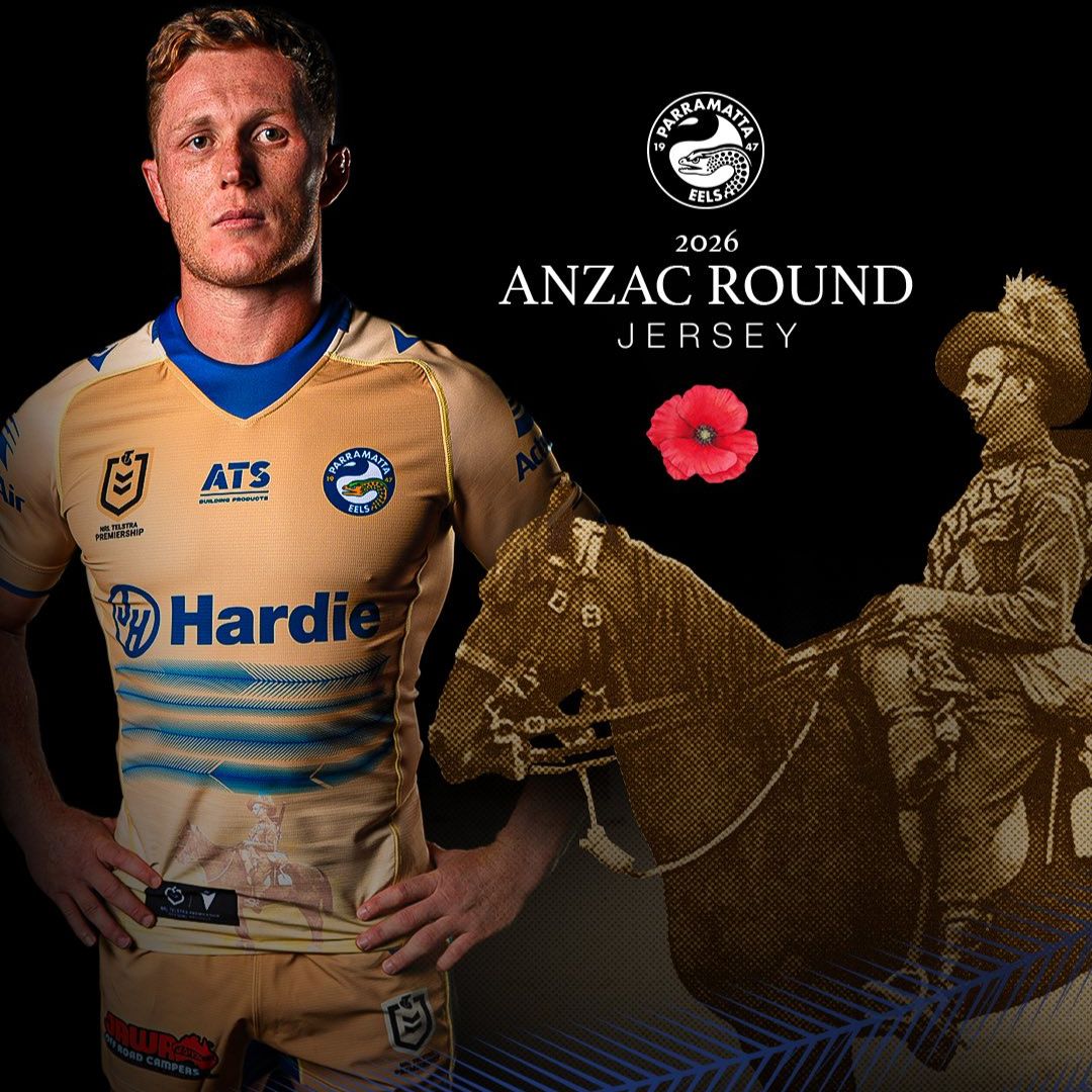Parramatta Eels 2026 ANZAC Round Jersey