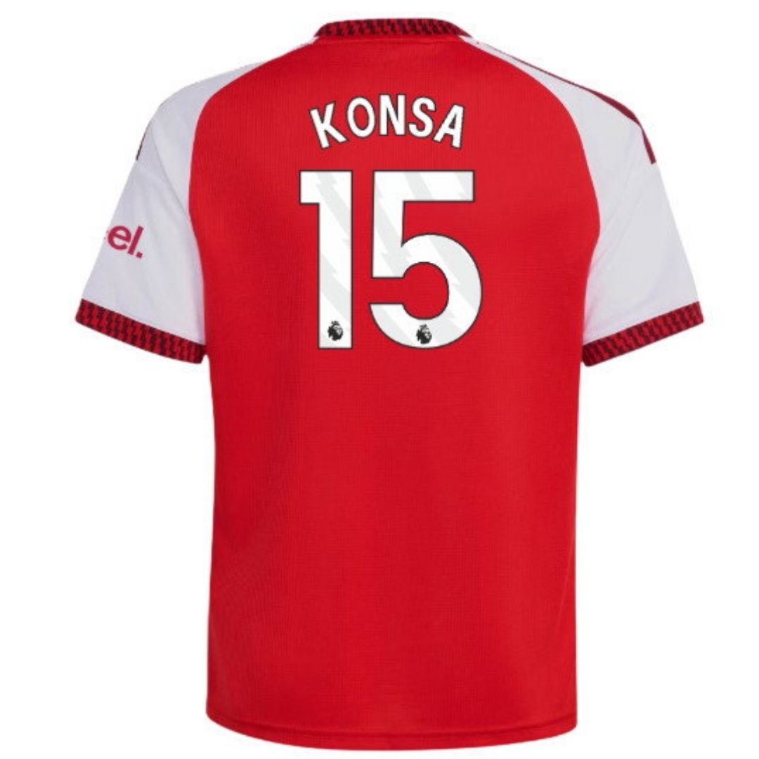 Arsenal Gunners 2026/27 Konsa #15 Home Jersey Shirt