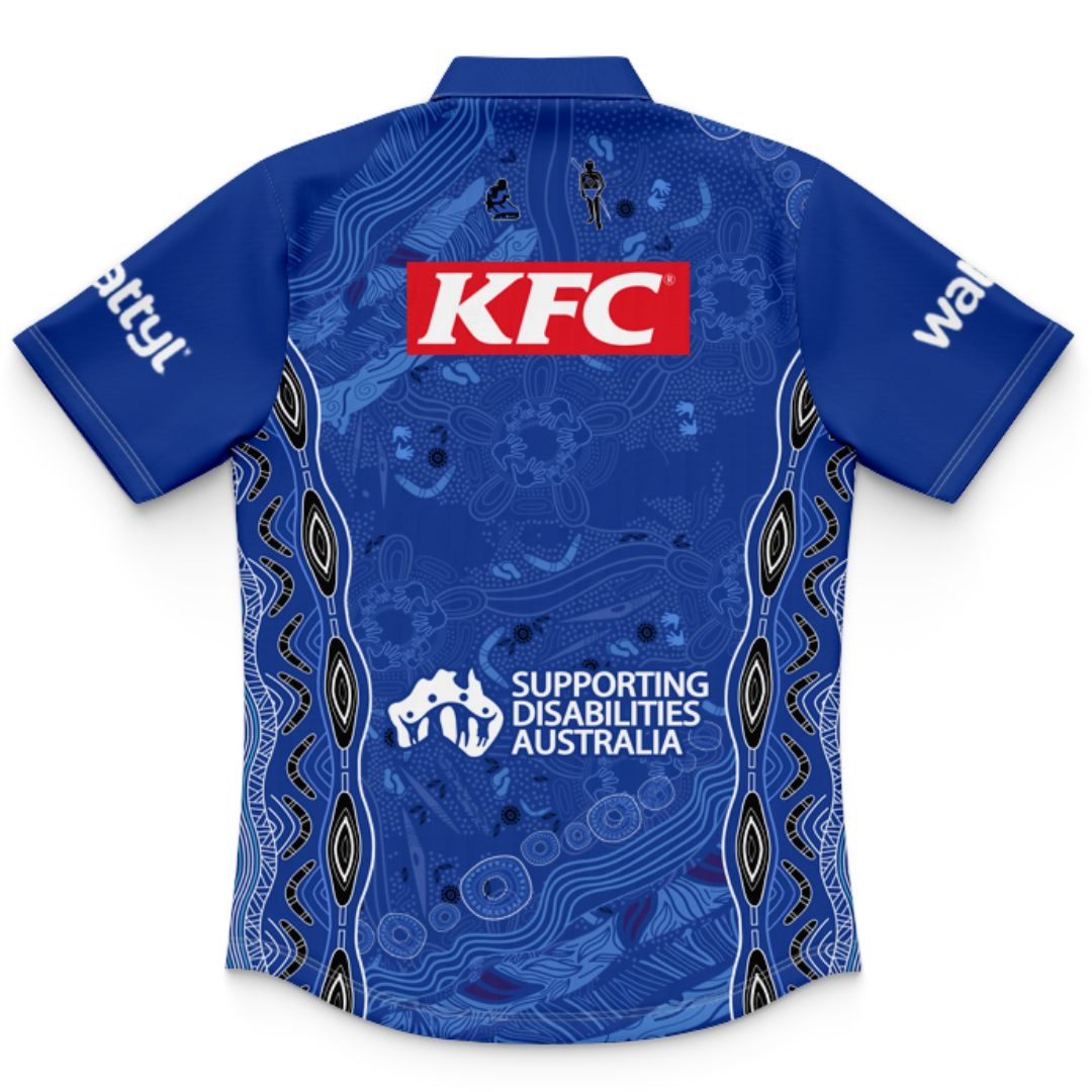 Canterbury Bankstown Bulldogs 2026 Kids Indigenous Polo Shirt