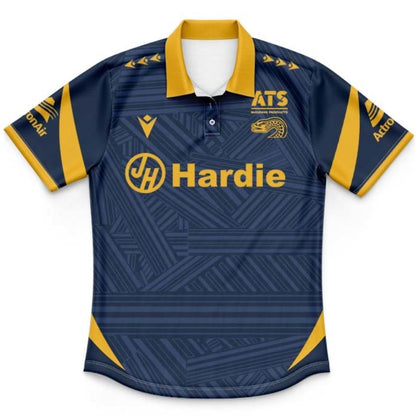 Parramatta Eels 2026 Kids Navy Blue Training Polo Shirt