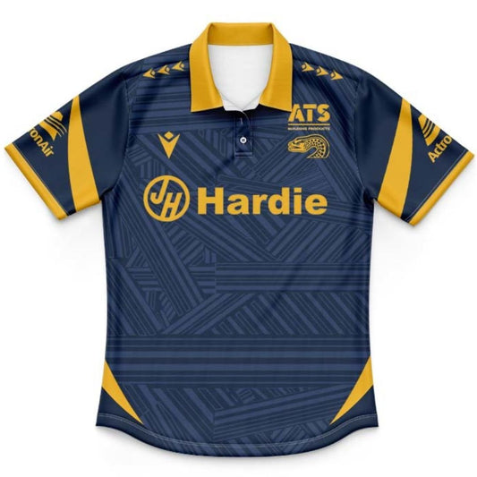 Parramatta Eels 2026 Kids Navy Blue Training Polo Shirt