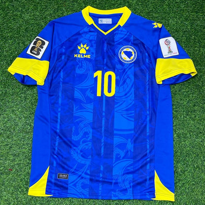Bosnia and Herzegovina Demirović #10 Football Home Jersey Shirt