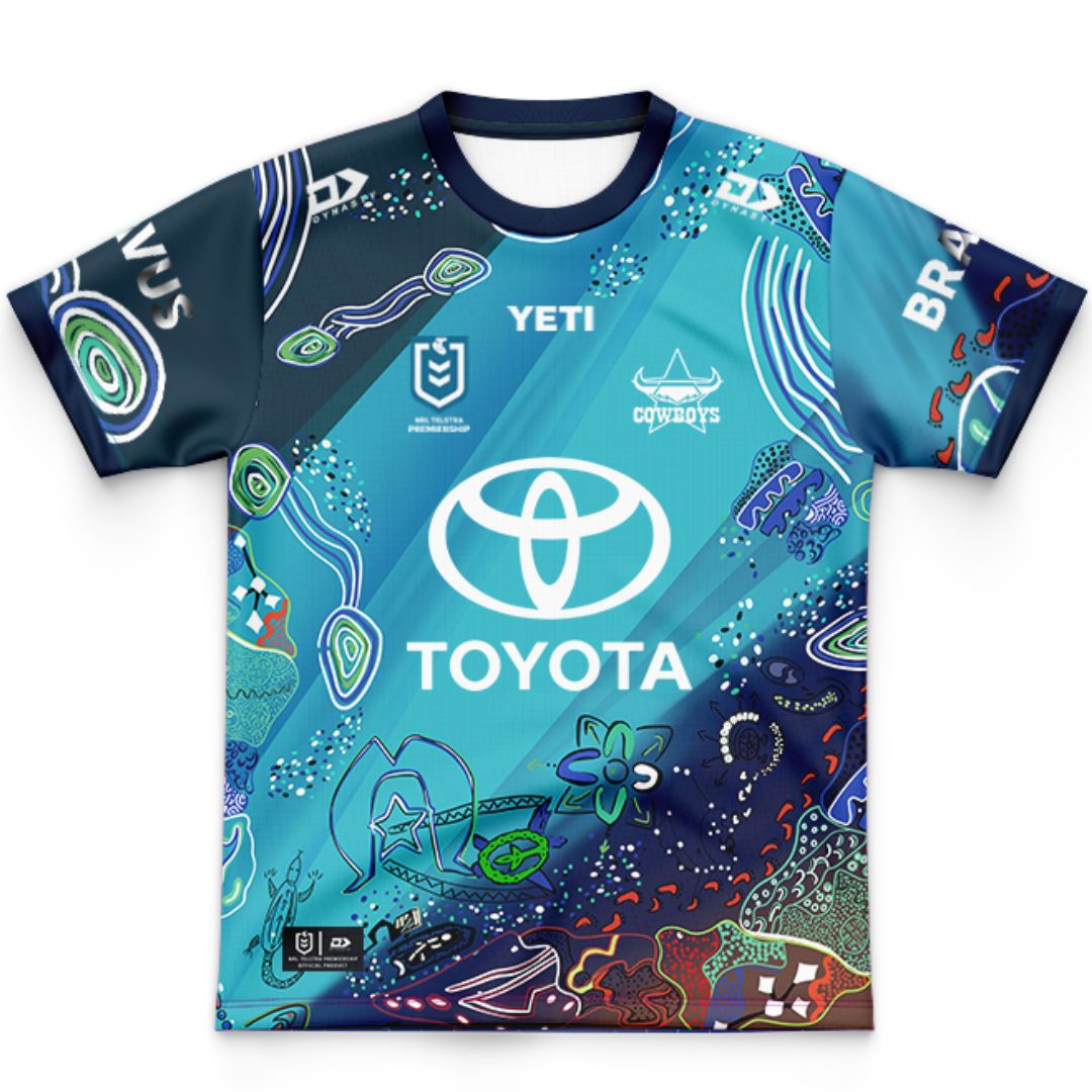 North Queensland Cowboys 2026 Indigenous Kids Jersey