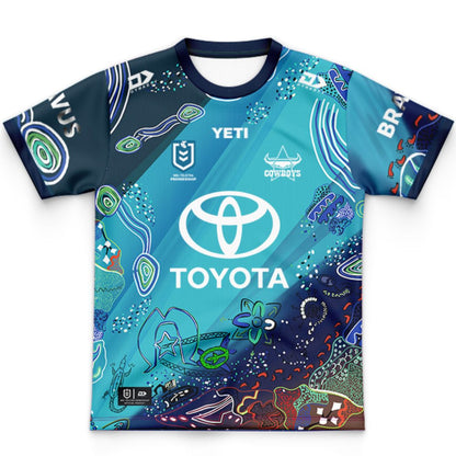 North Queensland Cowboys 2026 Indigenous Kids Jersey