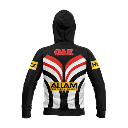 Penrith Panthers 2025 Warm Up Hoodie with Zipper
