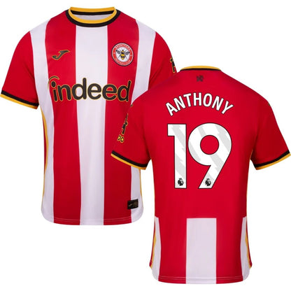 Brentford 2026/27 Anthony #19 Home Jersey Shirt