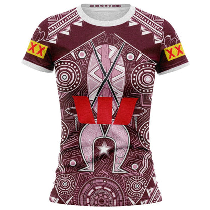 Queensland Maroons 2026 State Of Origin Women's Indigenous Shirt